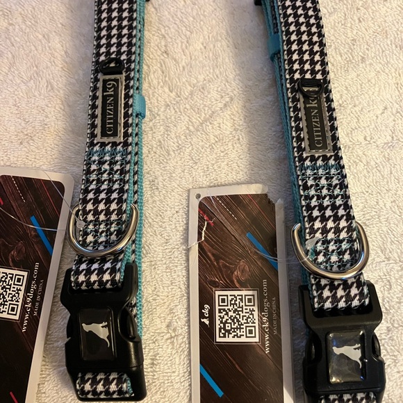 Citizen K9 Houndstooth Dog Collar size L - Picture 1 of 8